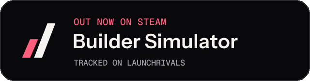 Dark launch badge for Builder Simulator