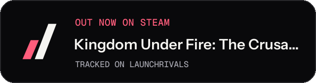 Dark launch badge for Kingdom Under Fire: The Crusaders