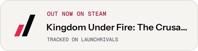 Light launch badge for Kingdom Under Fire: The Crusaders