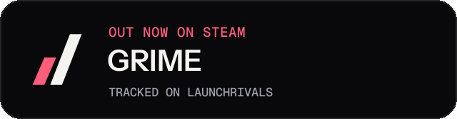 Dark launch badge for GRIME