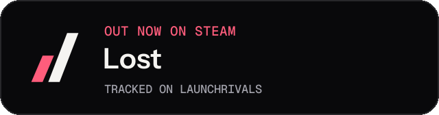 Dark launch badge for Lost