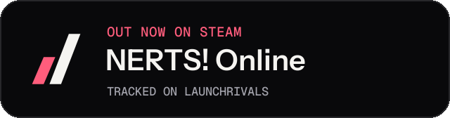 Dark launch badge for NERTS! Online