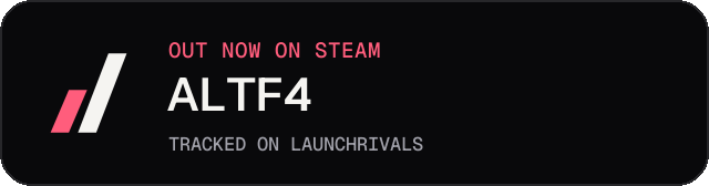 Dark launch badge for ALTF4