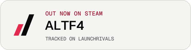 Light launch badge for ALTF4