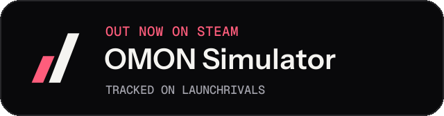 Dark launch badge for OMON Simulator