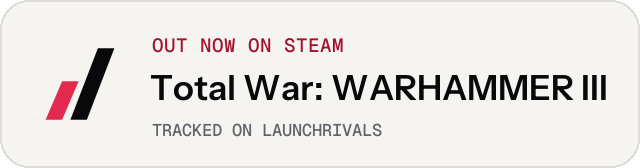 Light launch badge for Total War: WARHAMMER III