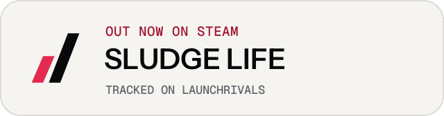 Light launch badge for SLUDGE LIFE