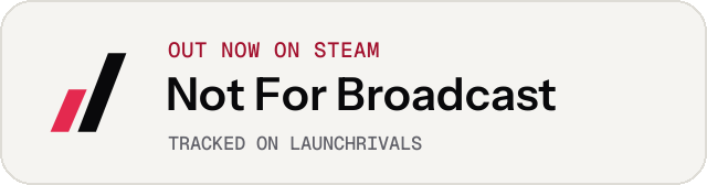 Light launch badge for Not For Broadcast
