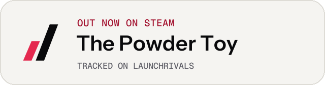 Light launch badge for The Powder Toy
