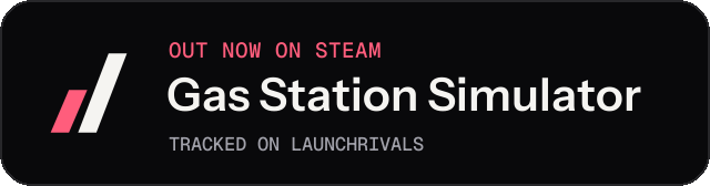 Dark launch badge for Gas Station Simulator