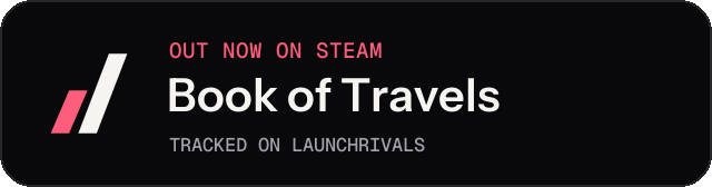 Dark launch badge for Book of Travels