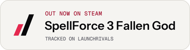 Light launch badge for SpellForce 3 Fallen God