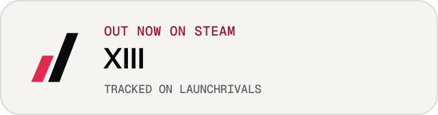 Light launch badge for XIII