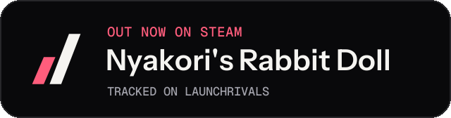 Dark launch badge for Nyakori's Rabbit Doll