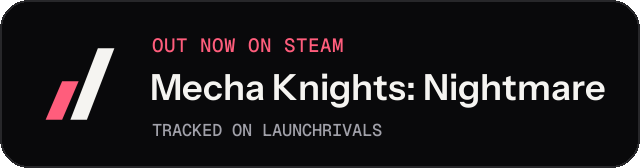 Dark launch badge for Mecha Knights: Nightmare