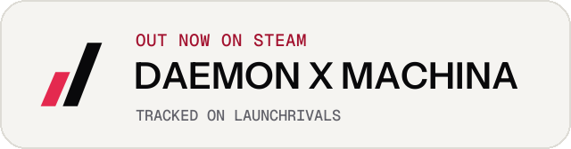 Light launch badge for DAEMON X MACHINA