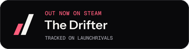 Dark launch badge for The Drifter