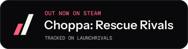 Dark launch badge for Choppa: Rescue Rivals