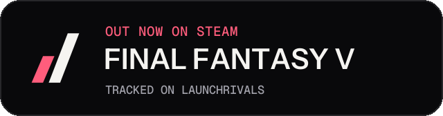 Dark launch badge for FINAL FANTASY V
