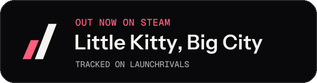 Dark launch badge for Little Kitty, Big City