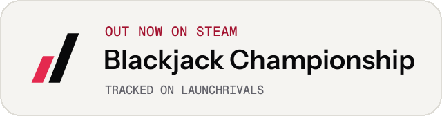 Light launch badge for Blackjack Championship