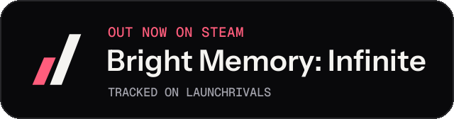 Dark launch badge for Bright Memory: Infinite