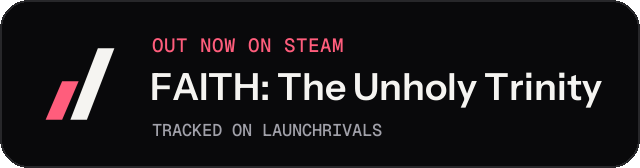 Dark launch badge for FAITH: The Unholy Trinity