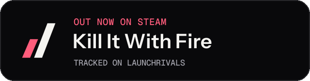Dark launch badge for Kill It With Fire