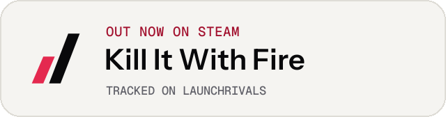 Light launch badge for Kill It With Fire