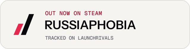Light launch badge for RUSSIAPHOBIA