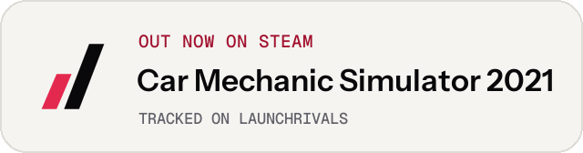 Light launch badge for Car Mechanic Simulator 2021