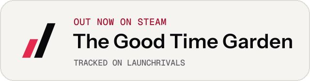 Light launch badge for The Good Time Garden