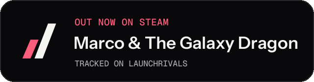 Dark launch badge for Marco & The Galaxy Dragon