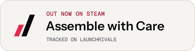 Light launch badge for Assemble with Care