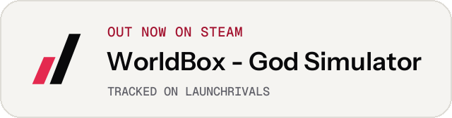 Light launch badge for WorldBox - God Simulator