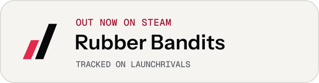 Light launch badge for Rubber Bandits