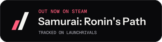 Dark launch badge for Samurai: Ronin's Path