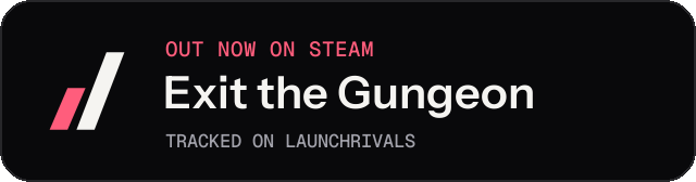 Dark launch badge for Exit the Gungeon