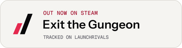 Light launch badge for Exit the Gungeon