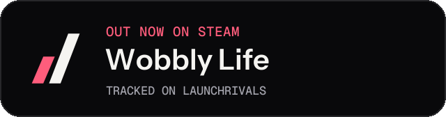 Dark launch badge for Wobbly Life