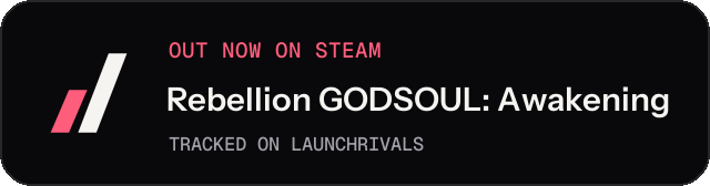 Dark launch badge for Rebellion GODSOUL: Awakening