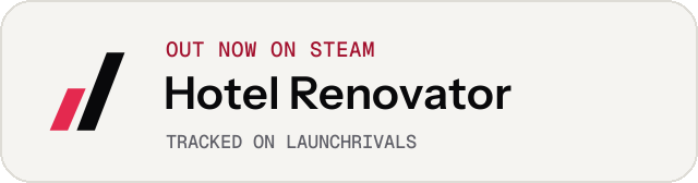 Light launch badge for Hotel Renovator
