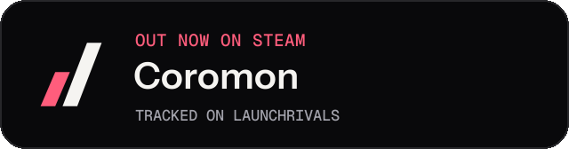 Dark launch badge for Coromon