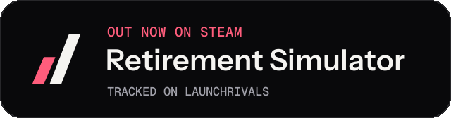 Dark launch badge for Retirement Simulator