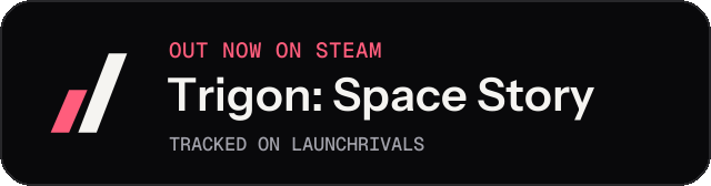 Dark launch badge for Trigon: Space Story