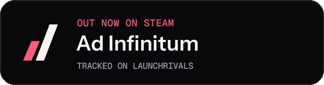 Dark launch badge for Ad Infinitum