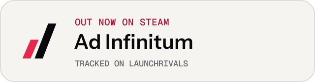 Light launch badge for Ad Infinitum