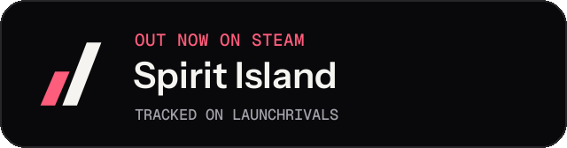 Dark launch badge for Spirit Island