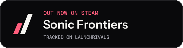 Dark launch badge for Sonic Frontiers