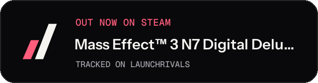 Dark launch badge for Mass Effect™ 3 N7 Digital Deluxe Edition (2012)